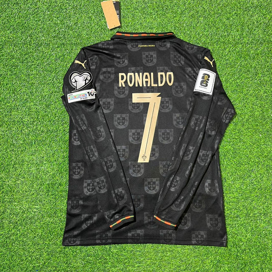 Cristiano Ronaldo Portugal 2026 World Cup Home Long Sleeve Jersey Trikot Maillot