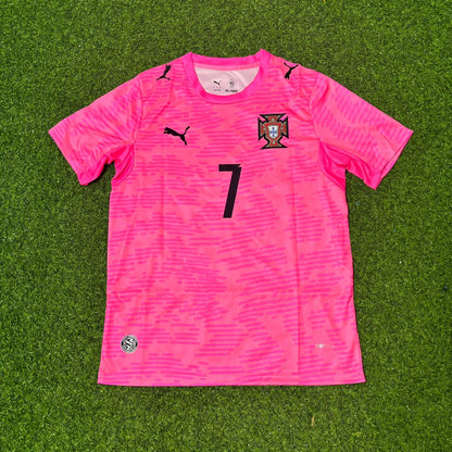 Cristiano Ronaldo Portugal 2026 World Cup Pink Football Jersey