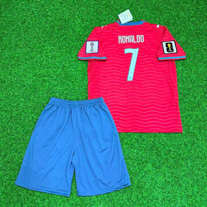 Cristiano Ronaldo Portugal 2026 World Cup Red Home Football Jersey