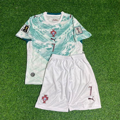 Cristiano Ronaldo Portugal 2026 World Cup White Away Football Jersey