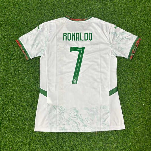 Cristiano Ronaldo Portugal 2026 World Cup White Away Football Jersey