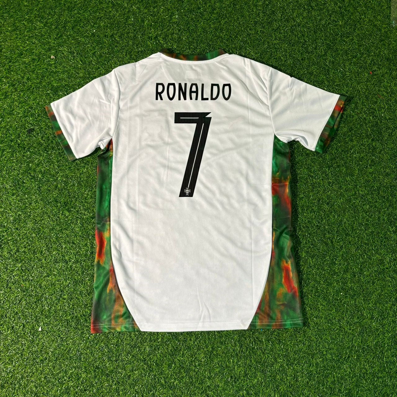 Cristiano Ronaldo Portugal 2026 World Cup White Football Jersey Kit
