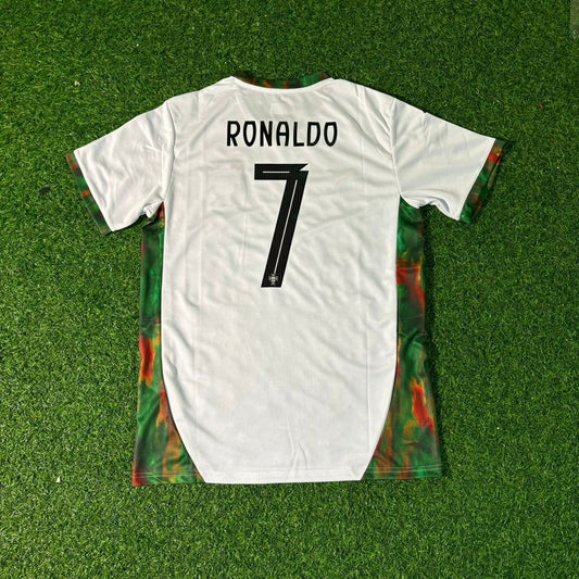 Cristiano Ronaldo Portugal 2026 World Cup White Football Jersey Kit