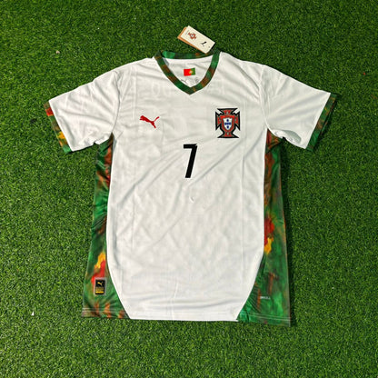 Cristiano Ronaldo Portugal 2026 World Cup White Football Jersey Kit