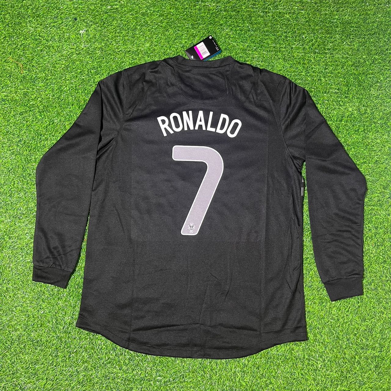 Cristiano Ronaldo Portugal EURO 2012 Black Retro Football Jersey