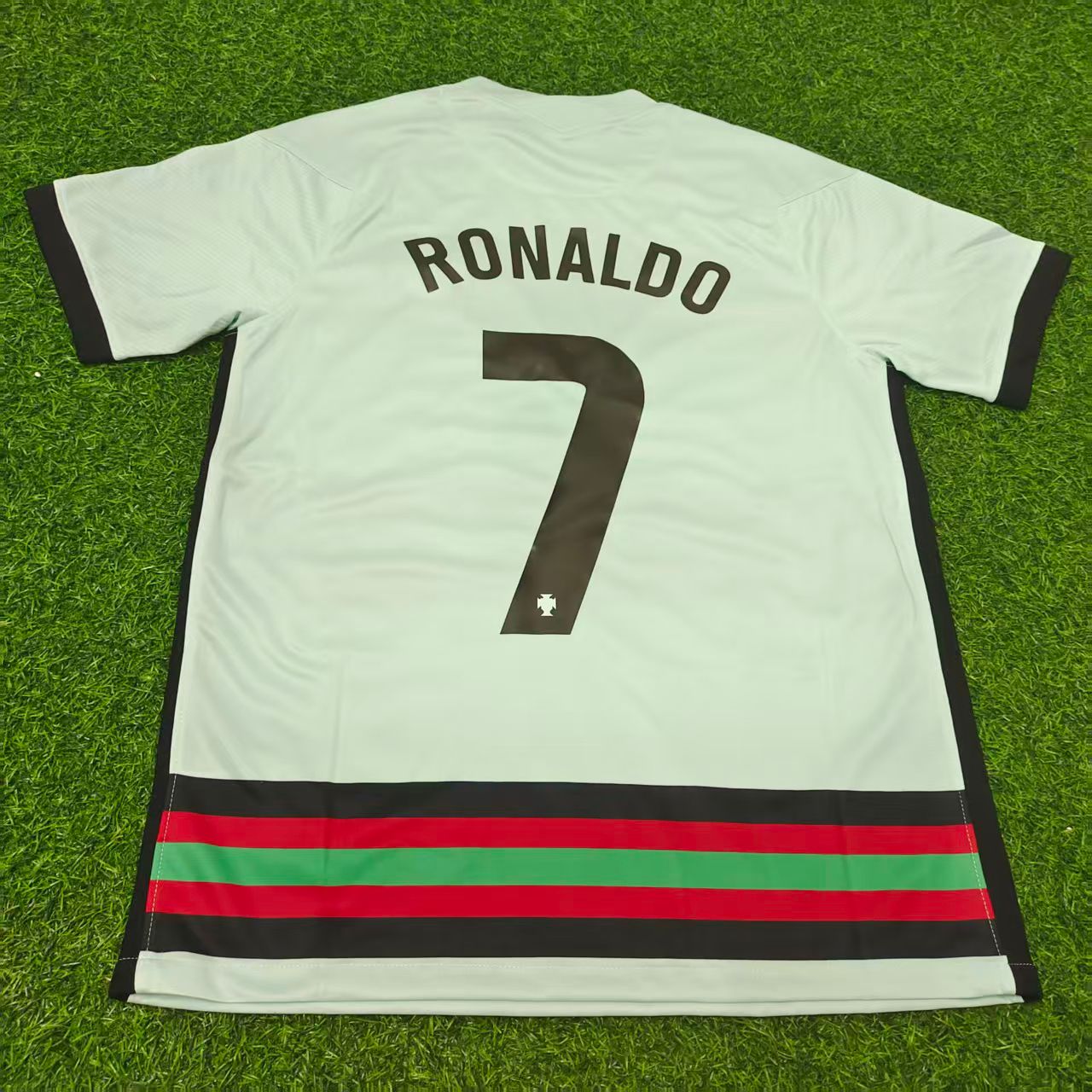 Cristiano Ronaldo Portugal EURO 2020 Retro Away Football Jersey