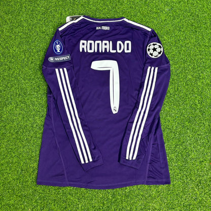 Cristiano Ronaldo 7- Real Madrid 2010/2011 Purple Long Sleeve Football Jersey
