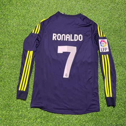 Cristiano Ronaldo Real 2012/2013 Away Long Sleeve Football Jersey