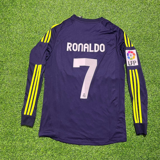 Cristiano Ronaldo Real 2012/2013 Away Long Sleeve Football Jersey