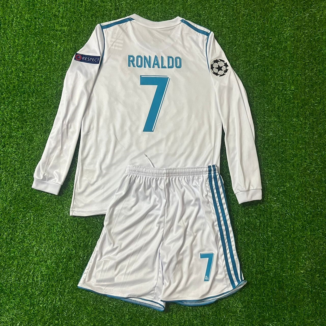 Cristiano Ronaldo Real Madrid Kids Kit Jersey Soccer Shirt KinderTrikot