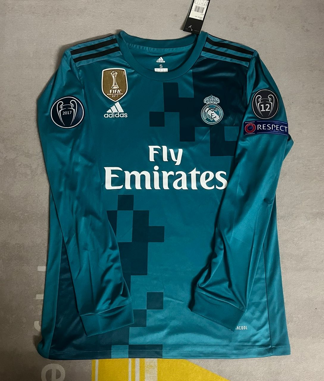 Cristiano Ronaldo Real Madrid 2018 Champions League Season Retro Jersey