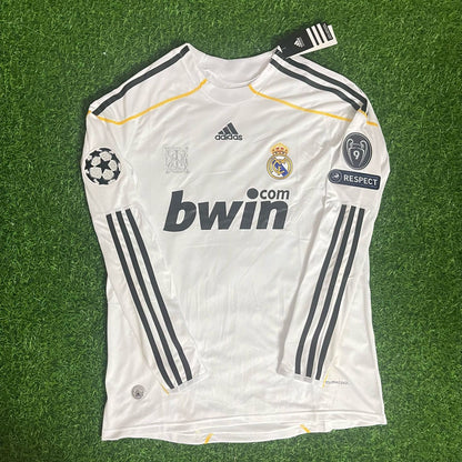 Cristiano Ronaldo CR7 Real Madrid 2009 2010 Debüt Erstes Jahr Nummer 9 Trikot Fußballtrikot