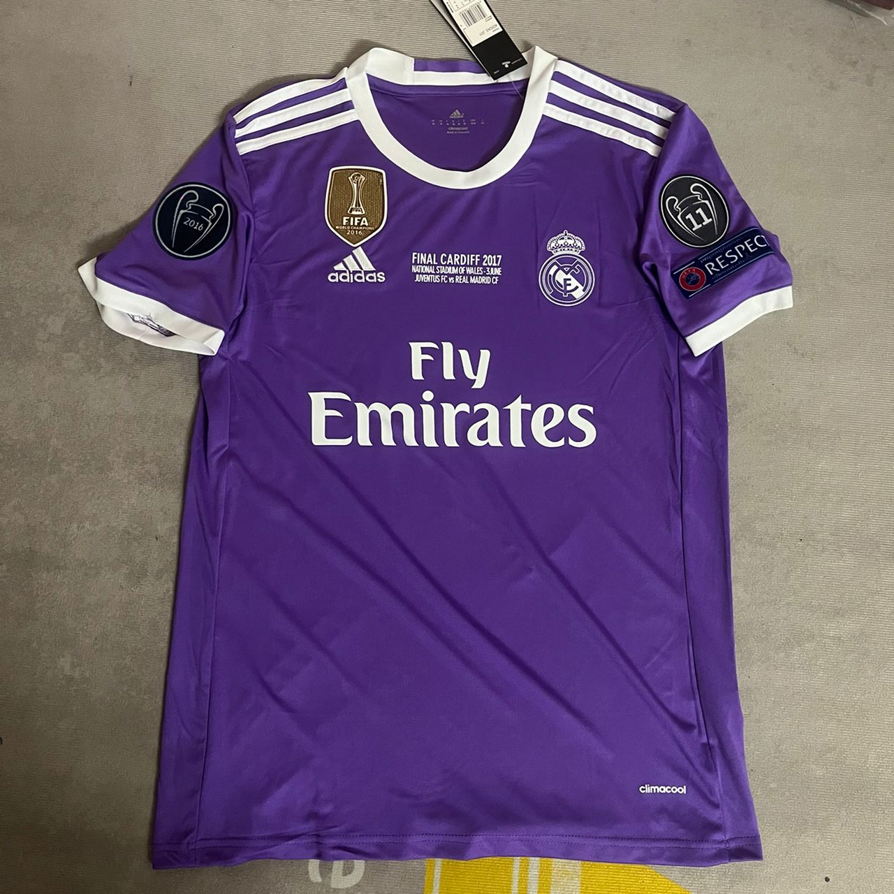 Cristiano Ronaldo Real Madrid Purple Retro Jersey Trikot