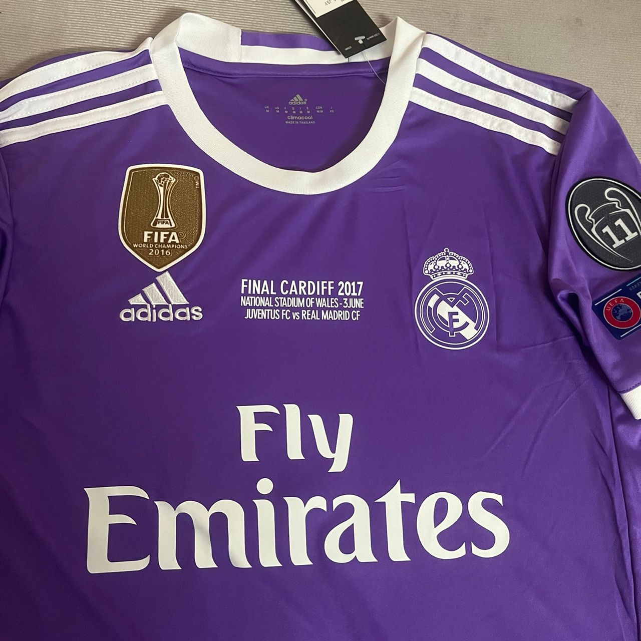 Cristiano Ronaldo Real Madrid Purple Retro Jersey Trikot