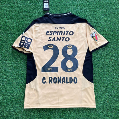 Cristiano Ronaldo Sporting CP 2003 Debut Retro Football Jersey