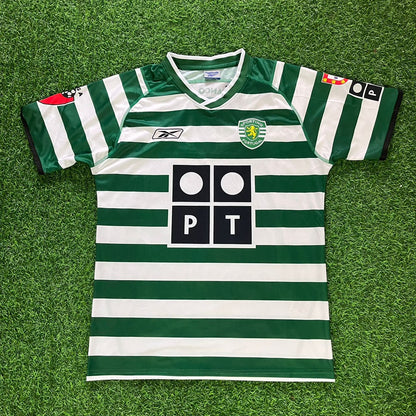 Cristiano Ronaldo 28 – Sporting CP Lissabon 2001–2003 Retro-Trikot – | Trikot | Maillot Soccer Shirt