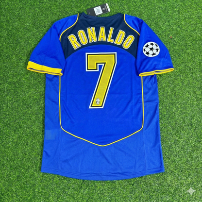 Cristiano Ronaldo Juventus Blue Retro Jersey | Kit | Trikot | Maillot Soccer Shirt