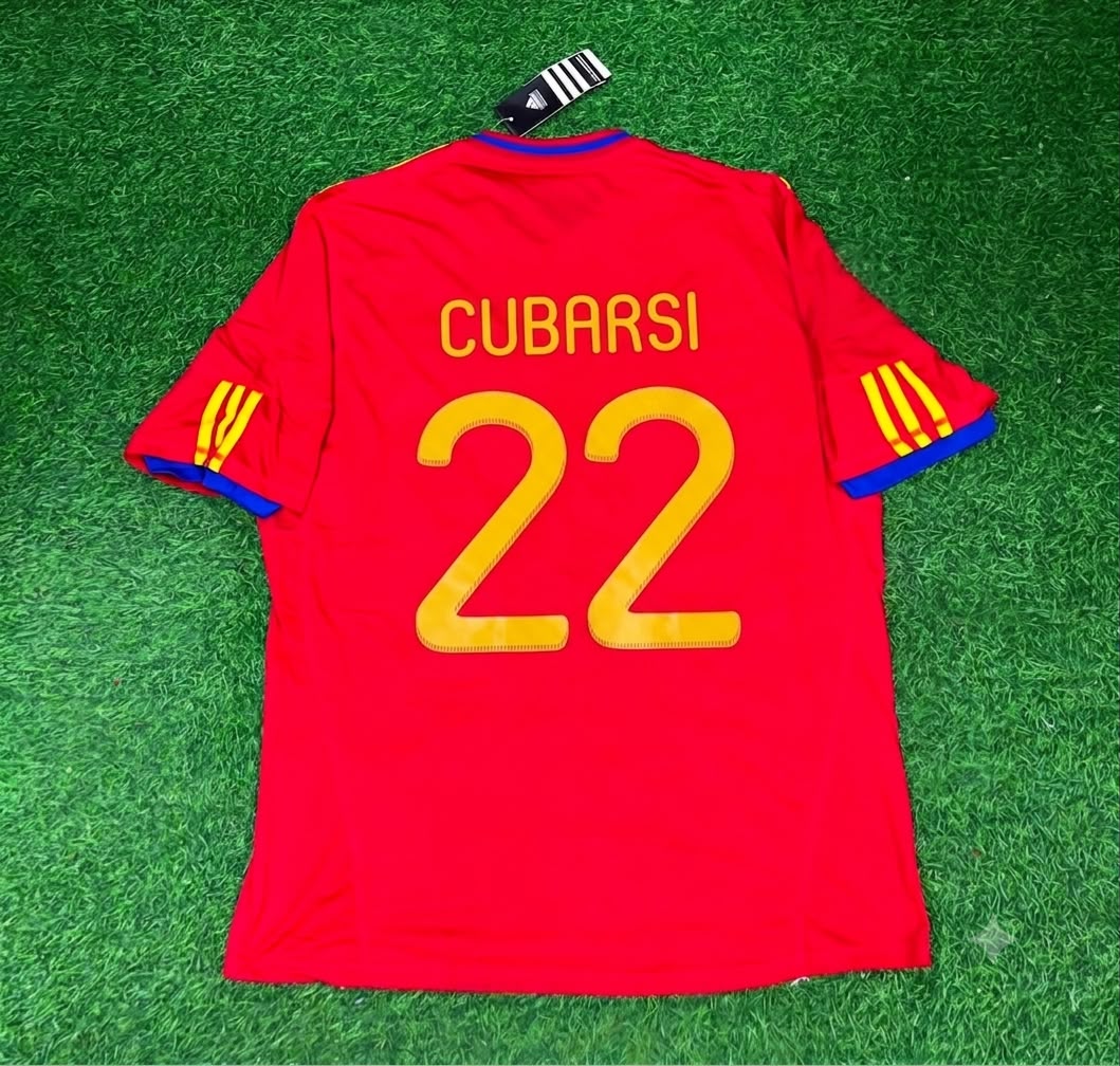 Pau Cubarsi - Spain Commemorative Retro Kit Jersey – | Trikot | Maillot Soccer Shirt