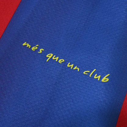 FC Barcelona 10/11 Season Home Final Match Retro Jersey Trikot Soccer Shirt