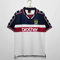 Manchester City 1997 Retro-Trikot des Brudersponsors, blau