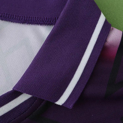 Michael Laudrup Fiorentina 92/93 Season Purple White Away Retro Jersey Trikot Soccer Shirt