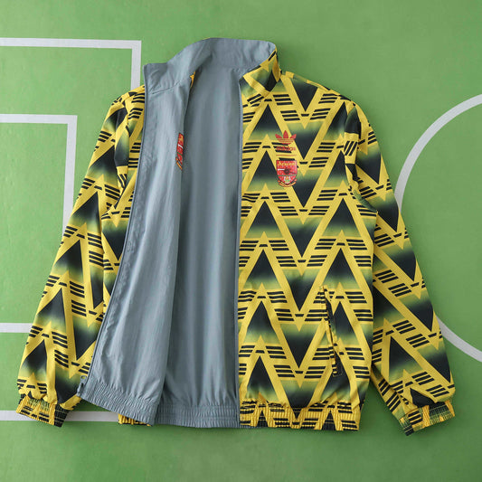 Arsenal Retor 1992-93 Yellow Both Sides Windbreaker