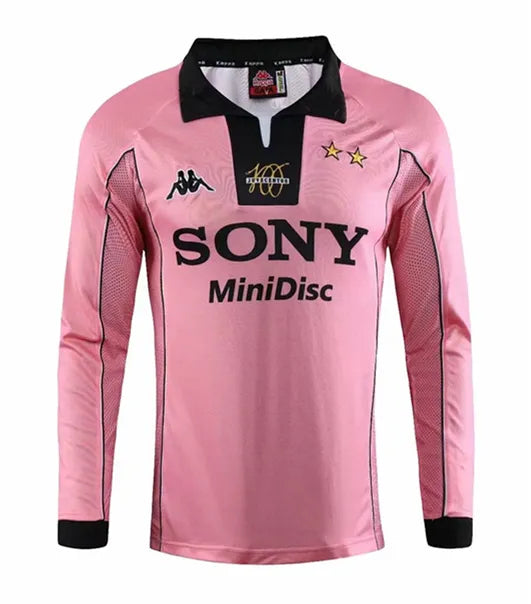 Juventus retro pink retro long sleeve