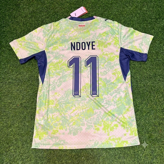 Dan Ndoye #11 Switzerland 2026 World Cup Away Kit Jersey Trikot Maillot