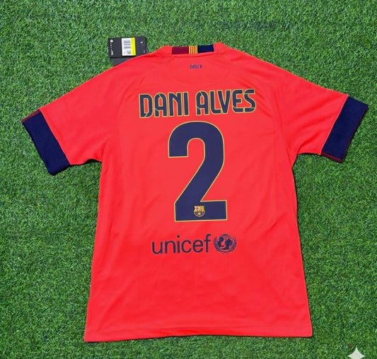 Dani Alves 2- Barcelona 2014 Kit Season Retro Trikot Maillot Jersey