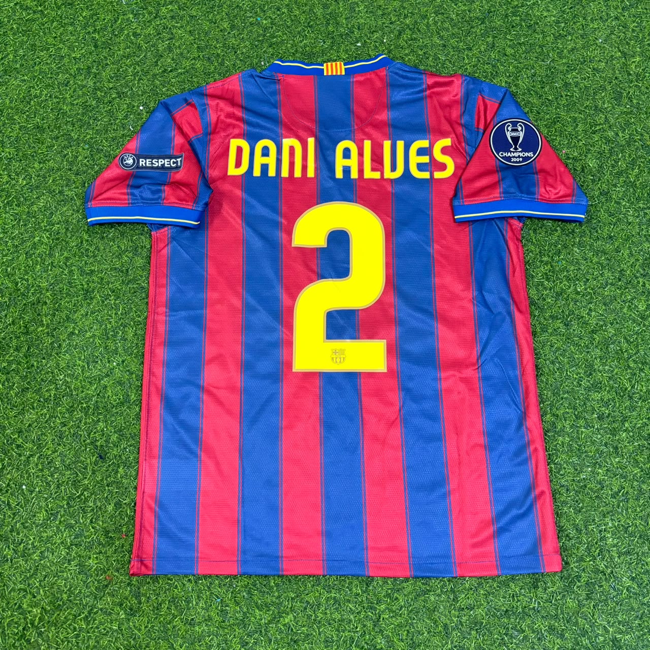 Dani Alves Barcelona Retro Jersey