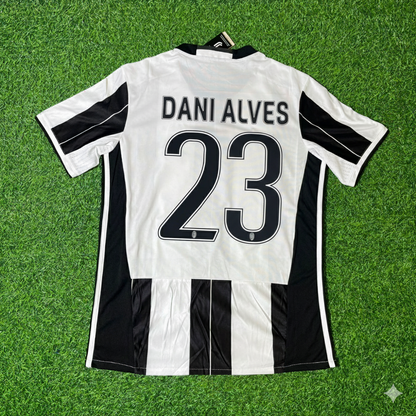 Dani Alves Juventus 2016/17 Home Retro Football Jersey Kit