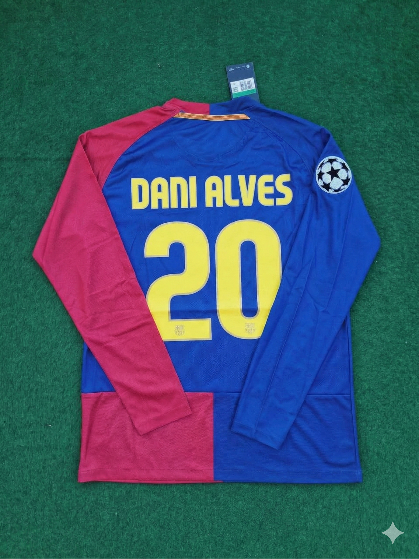 Dani Alves Barcelona 2009 Champions League Final Retro Jersey