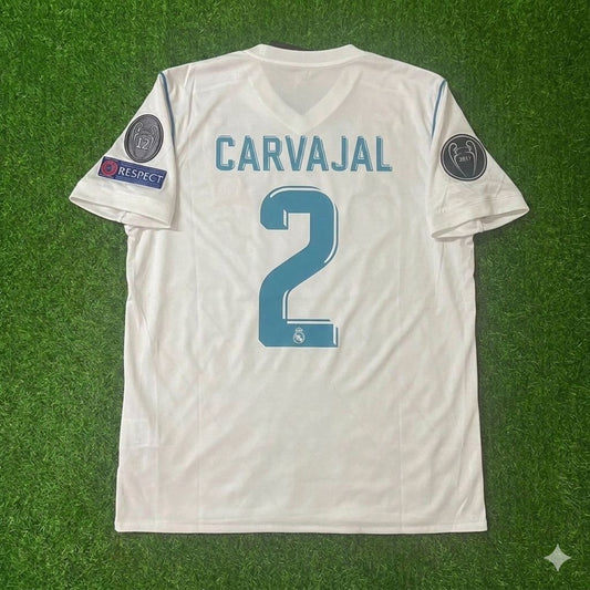 Dani Carvajal 2- Madrid 2018 Final Jersey Trikot Maillot Soccer Shirt