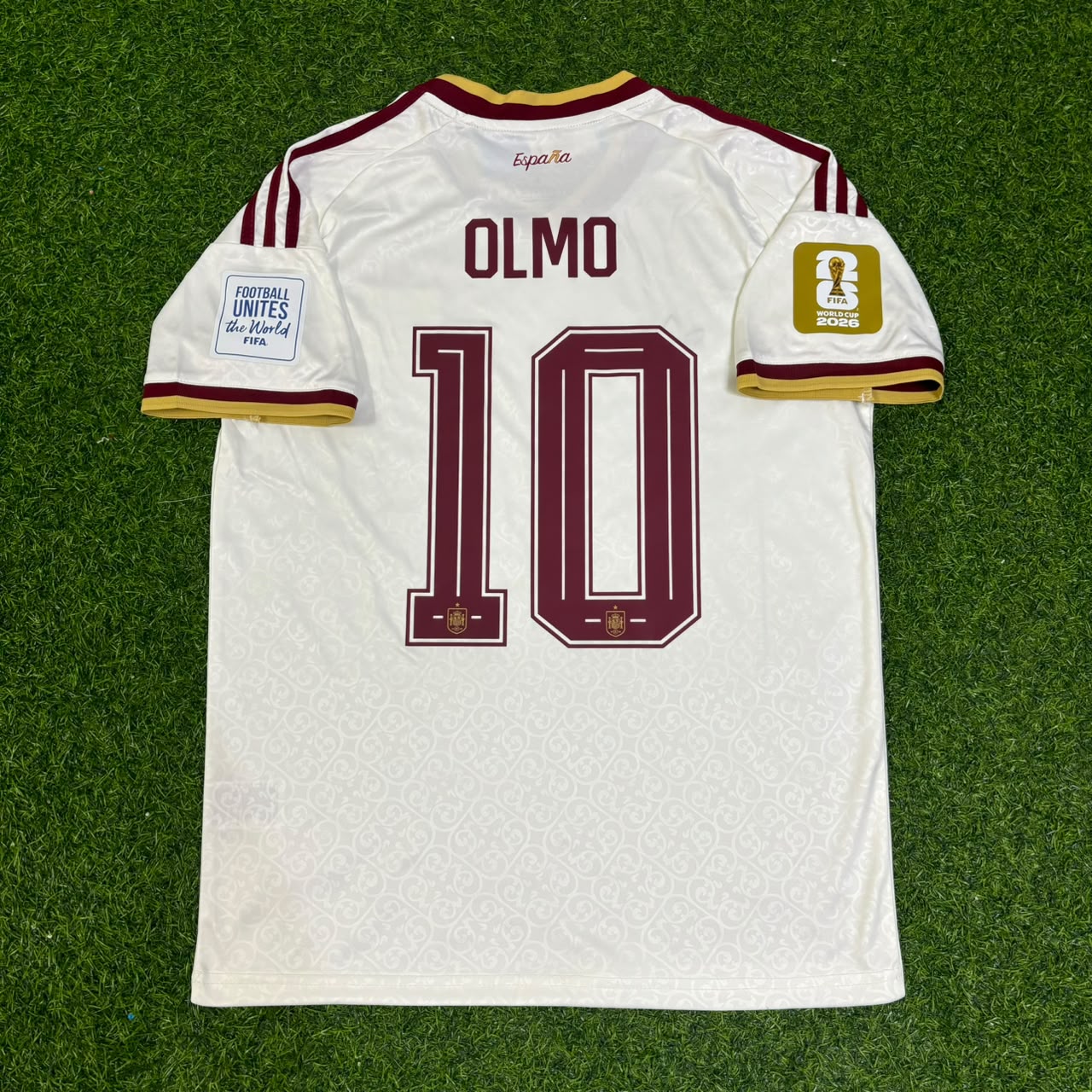 Dani Olmo #10 Spain 2026 World Cup Away Jersey Trikot Maillot
