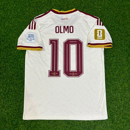 Dani Olmo #10 Spain 2026 World Cup Away Jersey Trikot Maillot