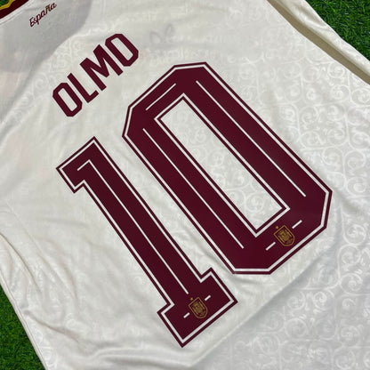 Dani Olmo #10 Spain 2026 World Cup Away Long Sleeve Jersey Trikot Maillot