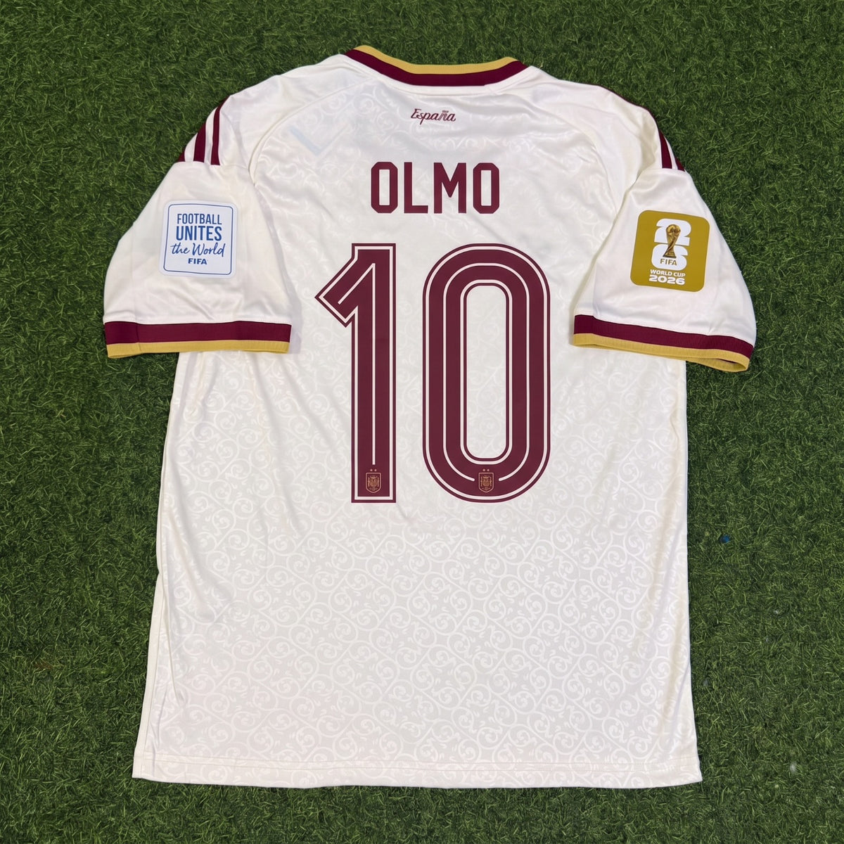 Dani Olmo #10 Spain Two Star 2026 World Cup Champions Away Jersey Trikot Maillot