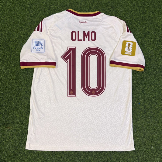 Dani Olmo #10 Spain Two Star 2026 World Cup Champions Away Jersey Trikot Maillot