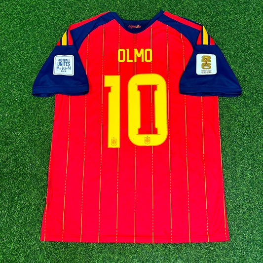Dani Olmo #10 Spain 2026 World Cup Home Football Jersey