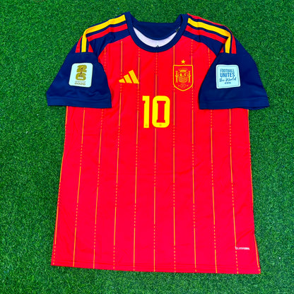 Dani Olmo #10 Spain 2026 World Cup Home Football Jersey