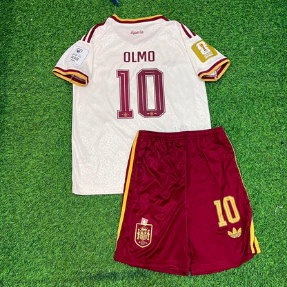 Dani Olmo Spain 2026 World Cup Kids Football Jersey