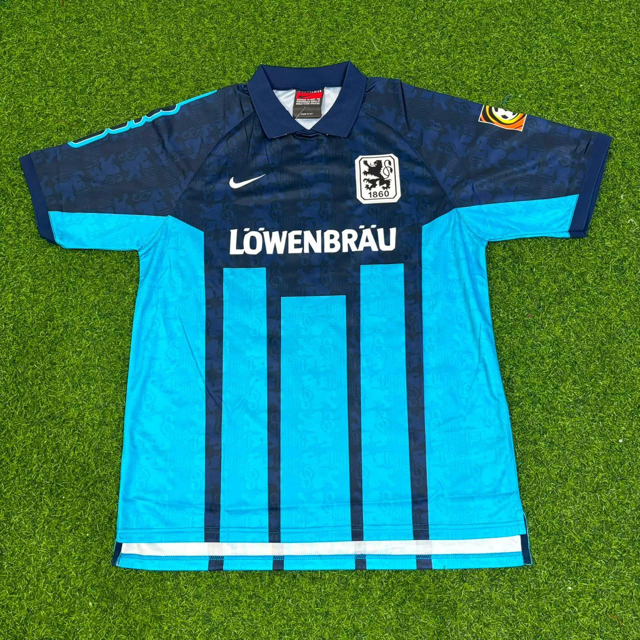 Daniel Borimirov TSV 1860 München Blaues Heim Retro Fußballtrikot
