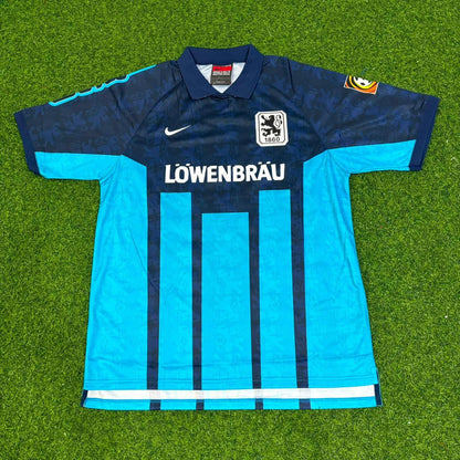 Daniel Borimirov TSV 1860 München Blaues Heim Retro Fußballtrikot