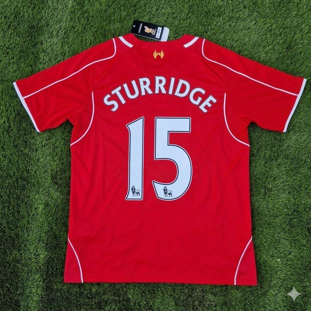 Daniel Sturridge 15- Liverpool 2014/15 Home Retro Kit Jersey Trikot Maillot Soccer Shirt