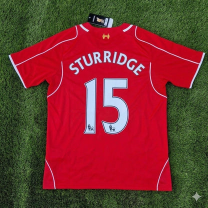 Daniel Sturridge 15- Liverpool 2014/15 Home Retro Kit Jersey Trikot Maillot Soccer Shirt