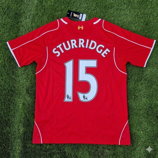 Daniel Sturridge 15- Liverpool 2014/15 Home Retro Kit Jersey Trikot Maillot Soccer Shirt