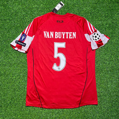 Daniel Van Buyten Bayern Munich 2010/11 Home Jersey Trikot