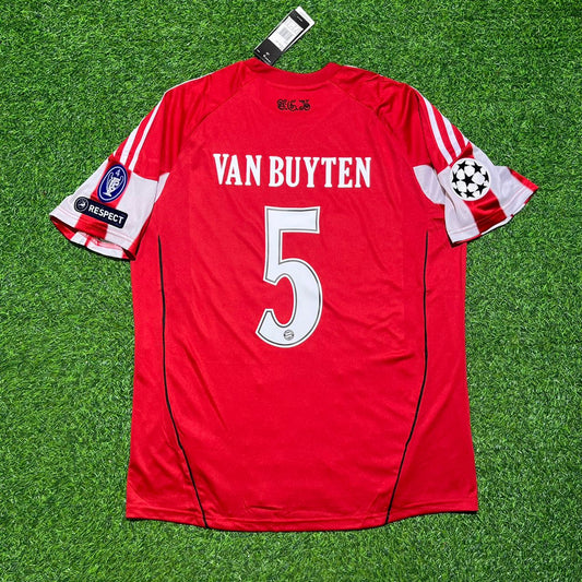 Daniel Van Buyten Bayern Munich 2010/11 Home Jersey Trikot