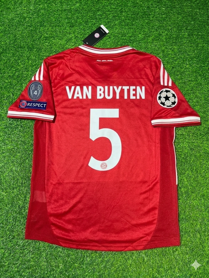 Daniel Van Buyten 5- Bayern Munich 2013 Champions League Wembley Final Jersey Trikot