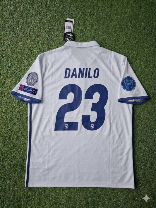 Danilo 23- Madrid 2018 Sleeve Jersey Trikot Maillot Soccer Shirt
